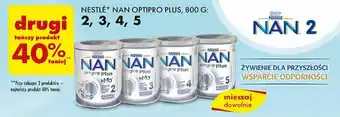 Biedronka NESTLÉ NAN OPTIPRO PLUS, 800 G 2, 3, 4, 5 oferta