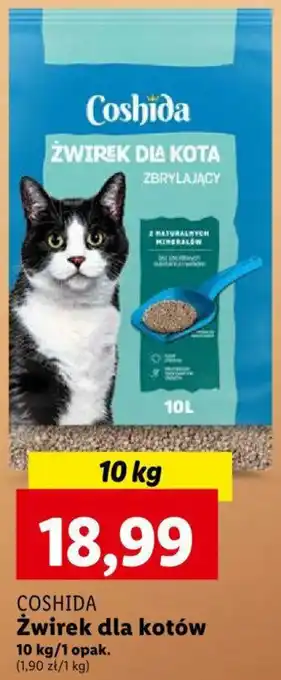 Lidl Coshida Coshida ŻWIREK DIA KOTA 10 kg oferta