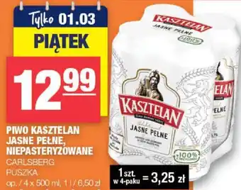 SPAR mini PIWO KASZTELAN JASNE PEŁNE oferta