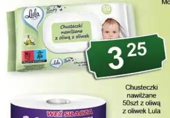 Chusteczki nawilżane 50szt z oliwą z oliwek Lula