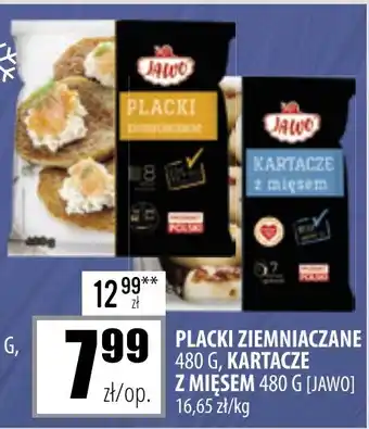 PLACKI ZIEMNIACZANE 480 G, KARTACZE Z MIĘSEM 480 G