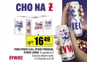 Społem Szczecin PIWO ŻYWIEC 0,0% oferta