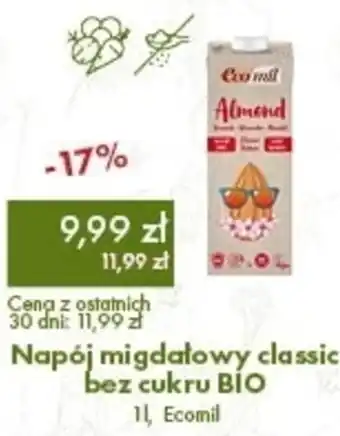 Organic Farma Zdrowia Napój migdałowy classic bez cukru BIO 1L oferta