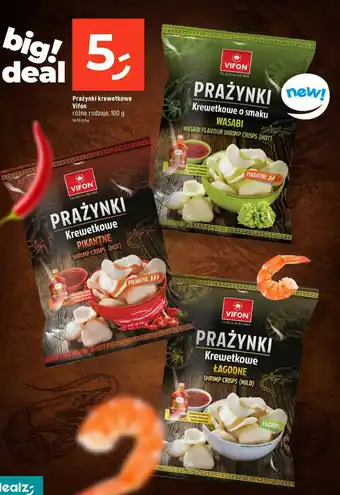 Dealz Prażynki krewetkowe Vifon 100 g oferta