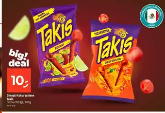 Dealz Chrupki kukurydziane Takis 100 g oferta