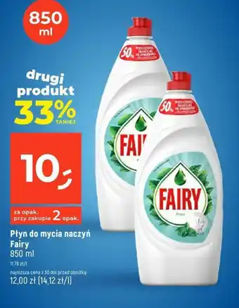 Dealz Płyn do mycia naczyń Fairy 850 ml oferta