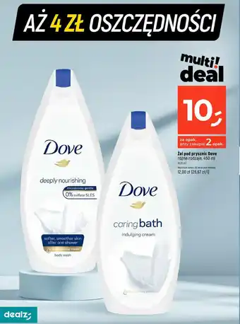 Dealz Żel pod prysznic Dove 450 ml oferta