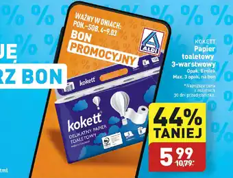 ALDI Papier toaletowy 3-warstwowy oferta