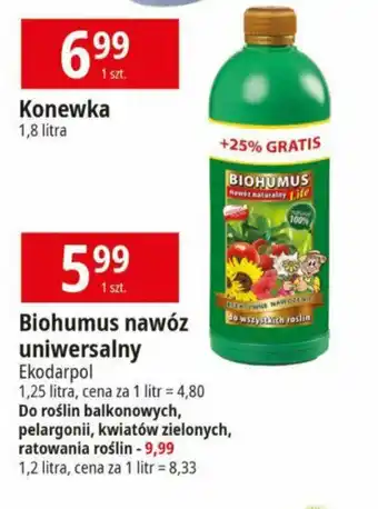 E.Leclerc Biohumus nawóz uniwersalny Ekodarpol 1,25 l oferta