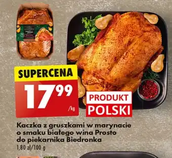 Biedronka Kaczka w marynacie Prosto do Piekarnika oferta