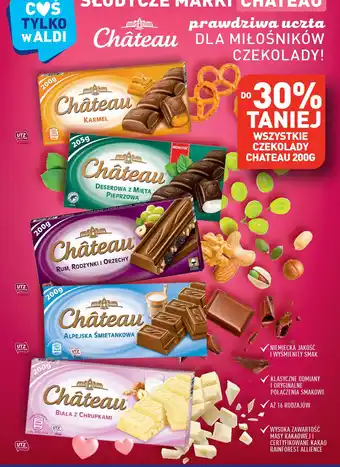 ALDI WSZYSTKIE CZEKOLADY CHATEAU 200G oferta