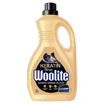 Biedronka Woolite Keratin Therapy Płyn do prania czerń ciemne kolory jeans 2,7 l (45 prań) oferta