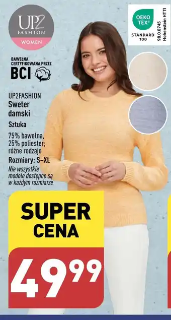 ALDI Sweter damski Up2Fashion oferta