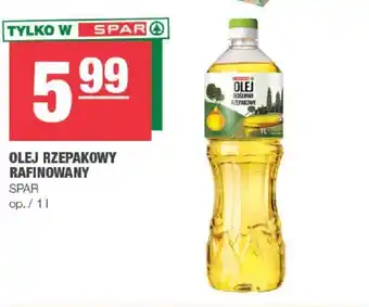 Spar OLEJ RZEPAKOWY RAFINOWANY 1 l oferta