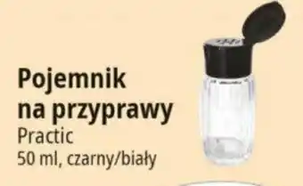 E.Leclerc Pojemnik na przyprawy Practic 50 ml, czarny/biały oferta