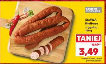 Kaufland SŁAWA Kiełbasa z gęsiną 100 g oferta