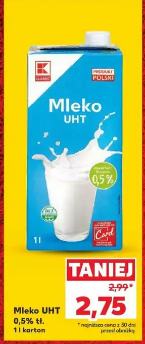 Kaufland Mleko UHT 1l oferta