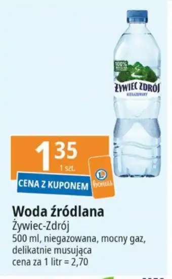 E.Leclerc Woda źródlana Żywiec-Zdrój 500 ml oferta