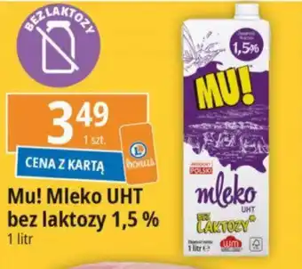E.Leclerc Mu! Mleko UHT bez laktozy 1,5% 1 l oferta