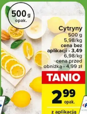 Carrefour Market Cytryny 500g oferta