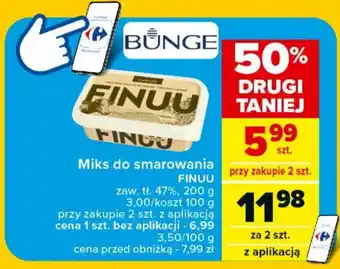 Carrefour Market Miks do smarowania FINUU 200g oferta
