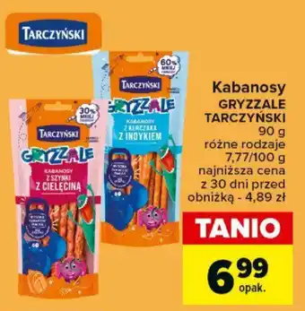 Carrefour Market Kabanosy GRYZZALE TARCZYŃSKI 90 g oferta