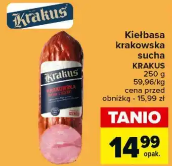 Carrefour Market Kiełbasa krakowska sucha KRAKUS 250g oferta