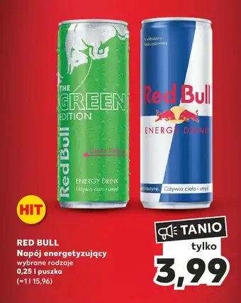 Kaufland RED BULL Napój energetyzujący 0,25 l oferta