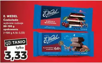 Kaufland E. WEDEL Czekolada 80-100 g oferta