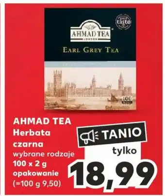 Kaufland AHMAD TEA Herbata czarna 100 x 2 g oferta
