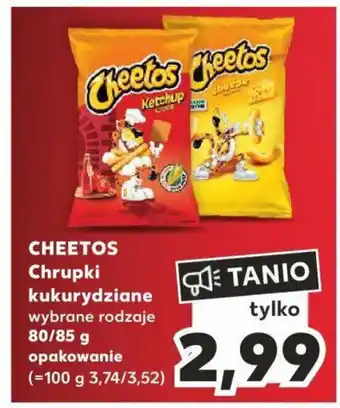 Kaufland CHEETOS Chrupki kukurydziane 80/85 g oferta