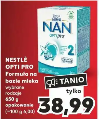Kaufland NESTLÉ OPTI PRO Formuła na bazie mleka 650 g oferta