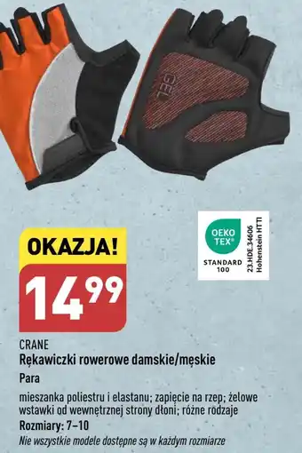 ALDI Rękawiczki rowerowe Crane oferta