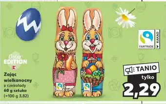 Kaufland Zając wielkanocny z czekolady 60 g sztuka oferta