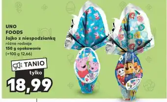 Kaufland UNO FOODS Jajko z niespodzianką 150 g oferta
