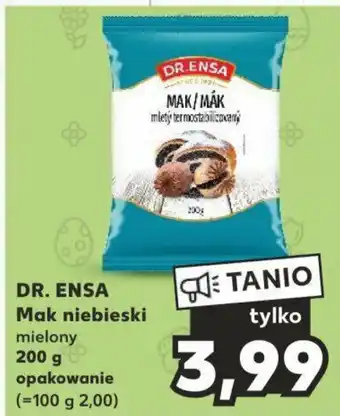 Kaufland DR. ENSA Mak niebieski 200 g oferta