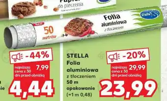 Kaufland STELLA Folia aluminiowa z tłoczeniem 50 m oferta