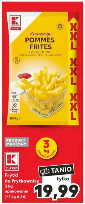 Kaufland Frytki do frytkownicy 3 kg oferta