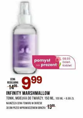 Drogerie Natura INFINITY MARSHMALLOW TONIK, MGIEŁKA DO TWARZY, 150 ML oferta