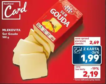 Kaufland MLEKOVITA Ser Gouda 100 g oferta