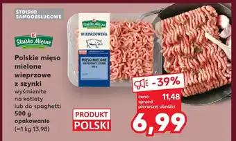 Kaufland Polskie mięso mielone wieprzowe z szynki 500 g oferta