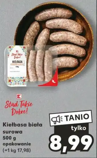 Kaufland Kiełbasa biała surowa 500 g oferta