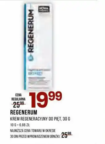 Drogerie Natura REGENERUM KREM REGENERACYJNY DO PIĘT, 30 G oferta