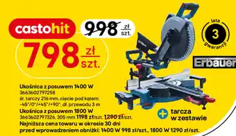 Castorama Ukośnica Erbauer oferta