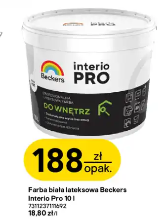 Castorama Farba lateksowa Beckers oferta