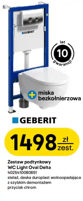 Castorama Zestaw podtynkowy Geberit oferta