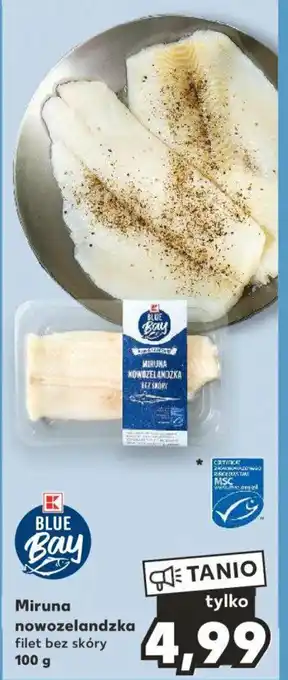 Kaufland Miruna nowozelandzka filet bez skóry 100 g oferta