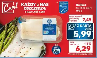 Kaufland Halibut filet bez skóry 100 g oferta