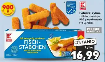 Kaufland Paluszki rybne z fileta z mintaja 900 g oferta