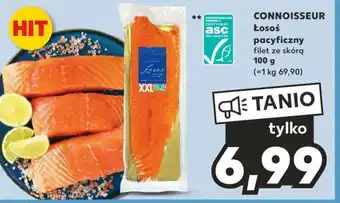 Kaufland CONNOISSEUR Łosoś pacyficzny filet ze skórą 100 g oferta
